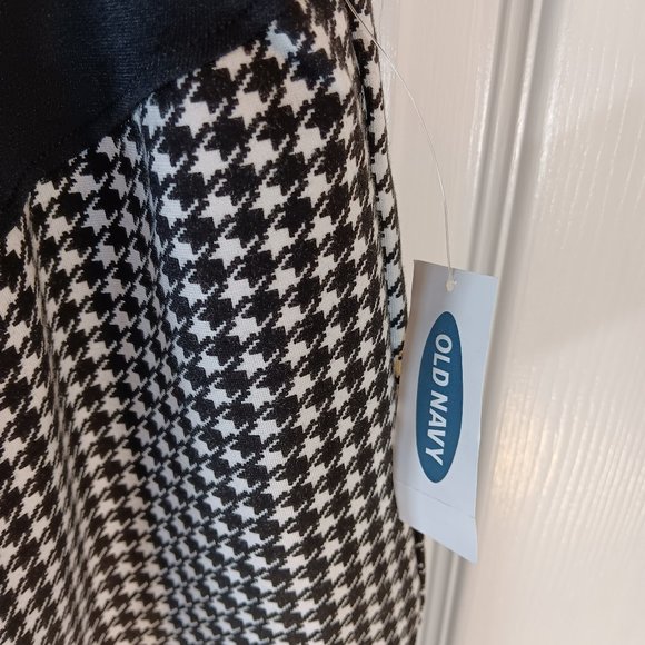 Old Navy NWT Maternity Houndstooth Dress Pants Black White Women's Size XL - Picture 5 of 16